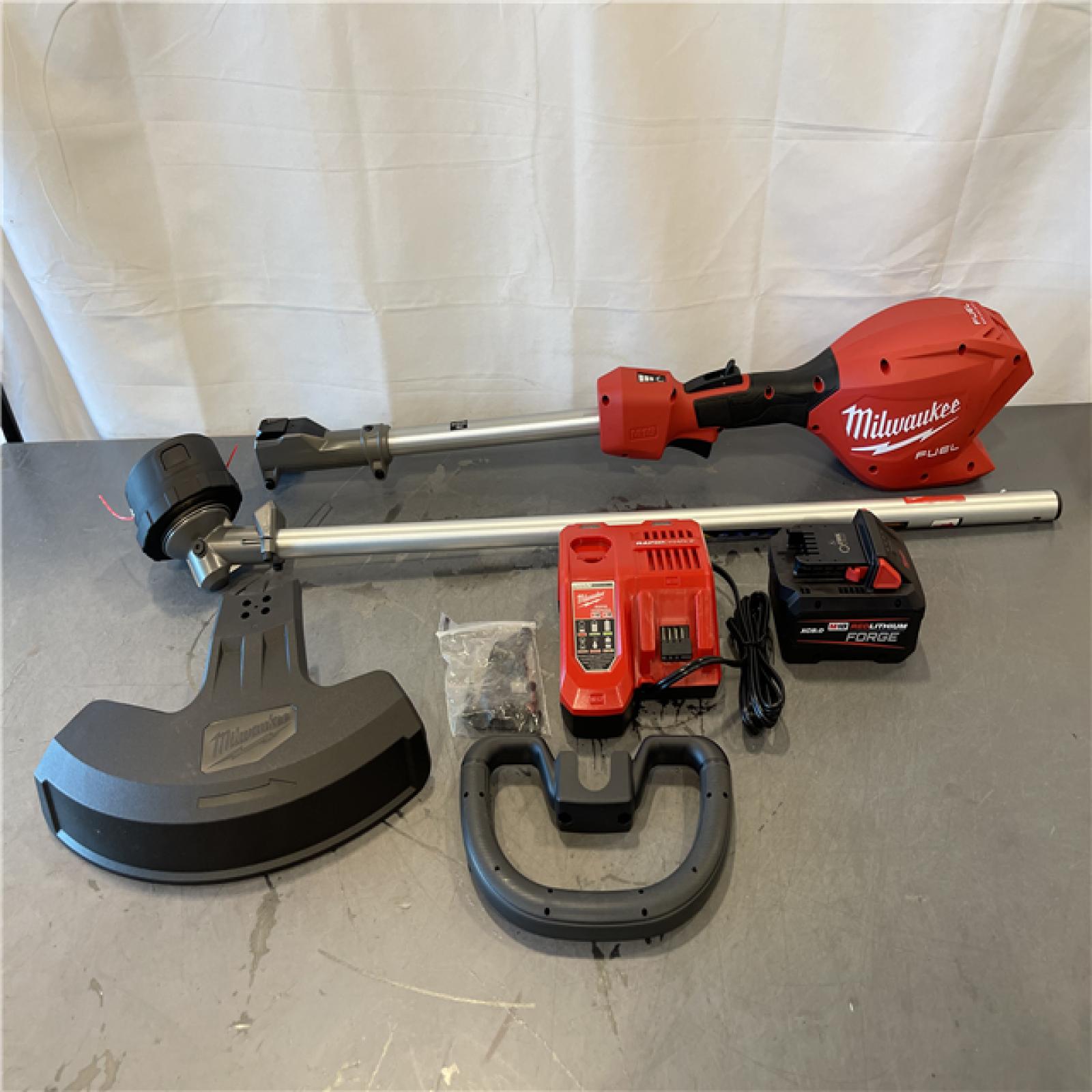 AS-IS - Milwaukee M18 FUEL 18V 16 in. Brushless Cordless Battery Powered String Trimmer W/QUIK-LOK Attachment Kit