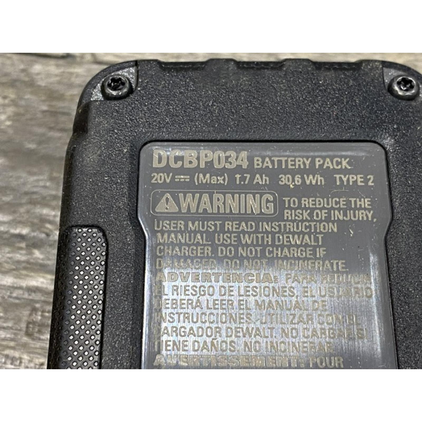 AS-IS DEWALT Atomic 20-Volt Maximum Cordless Brushless Compact Reciprocating Saw Kit