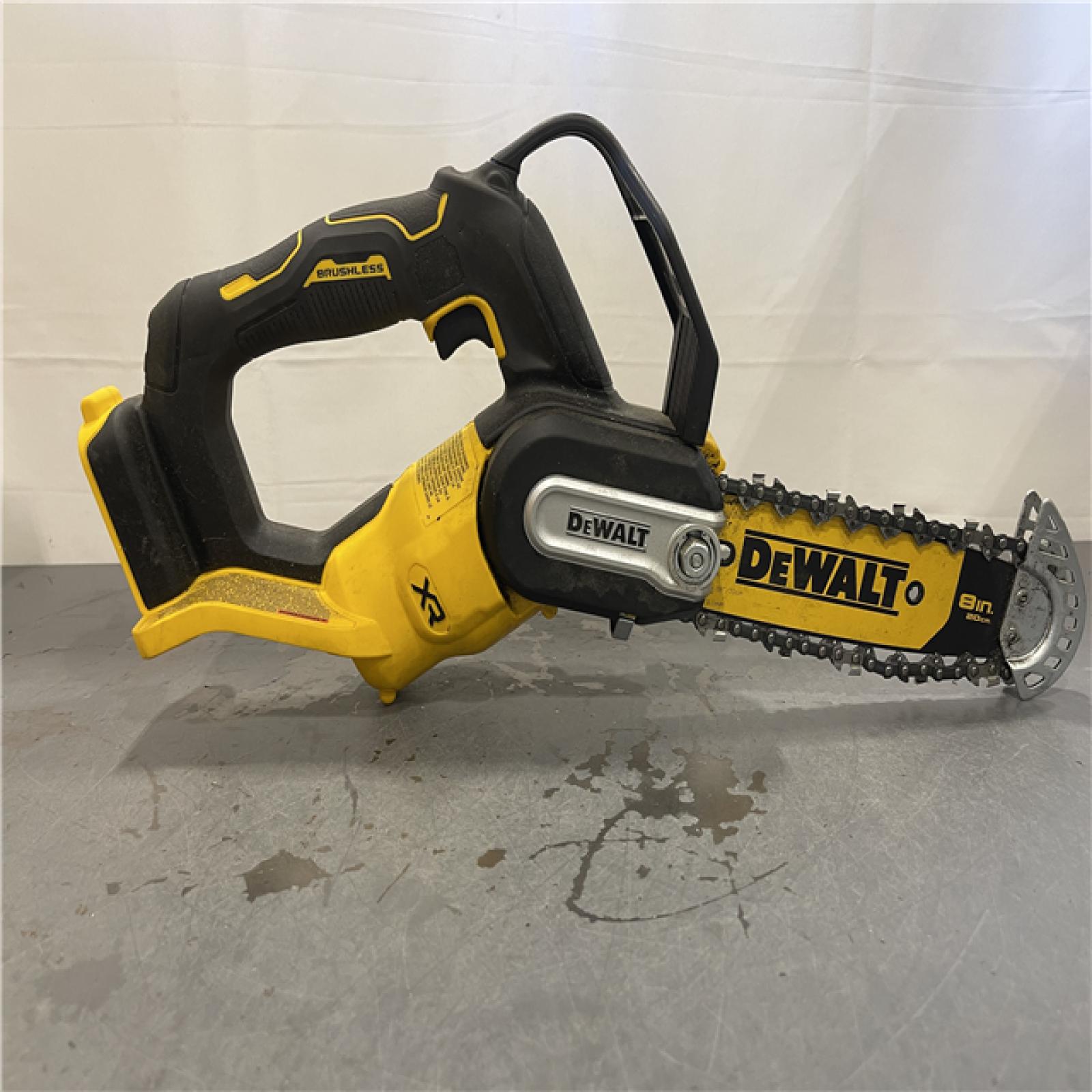 AS-IS - DeWalt 20V MAX 8 in. Brushless Cordless Battery Powered Pruning Chainsaw