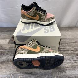 LIKE NEW Nike SB Dunk Low Pro QS Rust Pink and Rough Green SZ 12