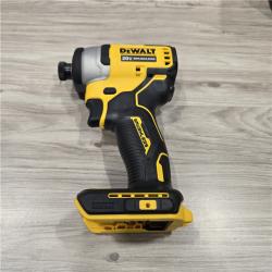 LIKE NEW! - DEWALT ATOMIC 20V MAX* Brushless Cordless Compact 1/4 in. Impact Driver Kit
