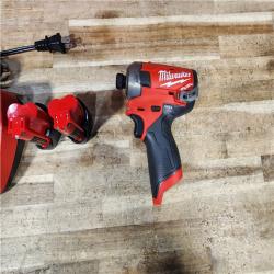 HOUSTON LOCATION - AS - IS Milwaukee FUEL SURGE 12V Lithium-Ion Brushless Cordless 1/4 in. Hex Impact Driver Compact Kit
