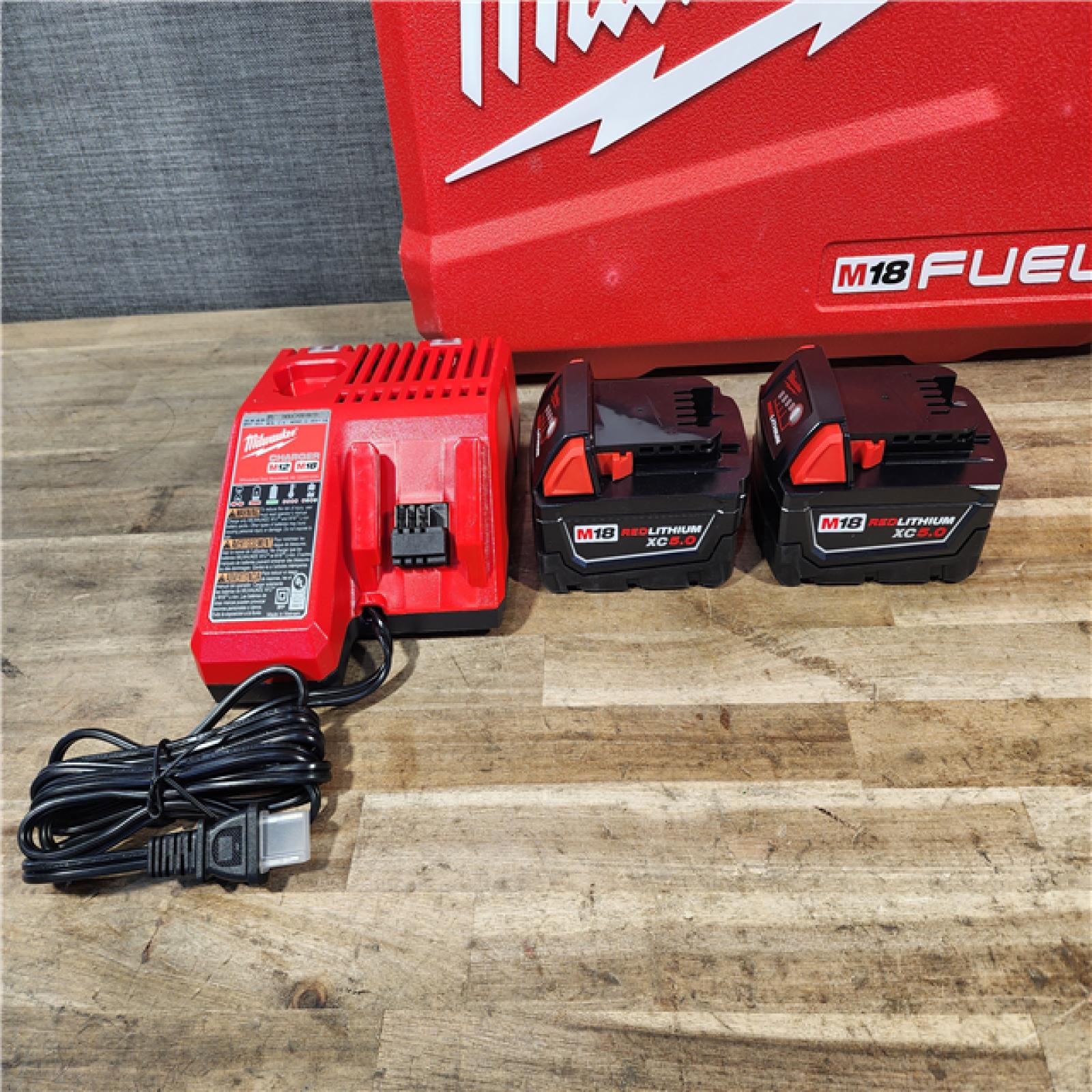 HOUSTON LOCATION - AS-IS (APPEARS LIKE NEW) Milwaukee FUEL 18V Lithium-Ion Brushless Cordless Hammer Drill and Impact Driver Combo Kit