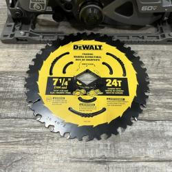 AS-IS DEWALT FLEXVOLT 60V MAX Cordless Brushless 7-1/4 in. Wormdrive Style Circular Saw (Tool Only)
