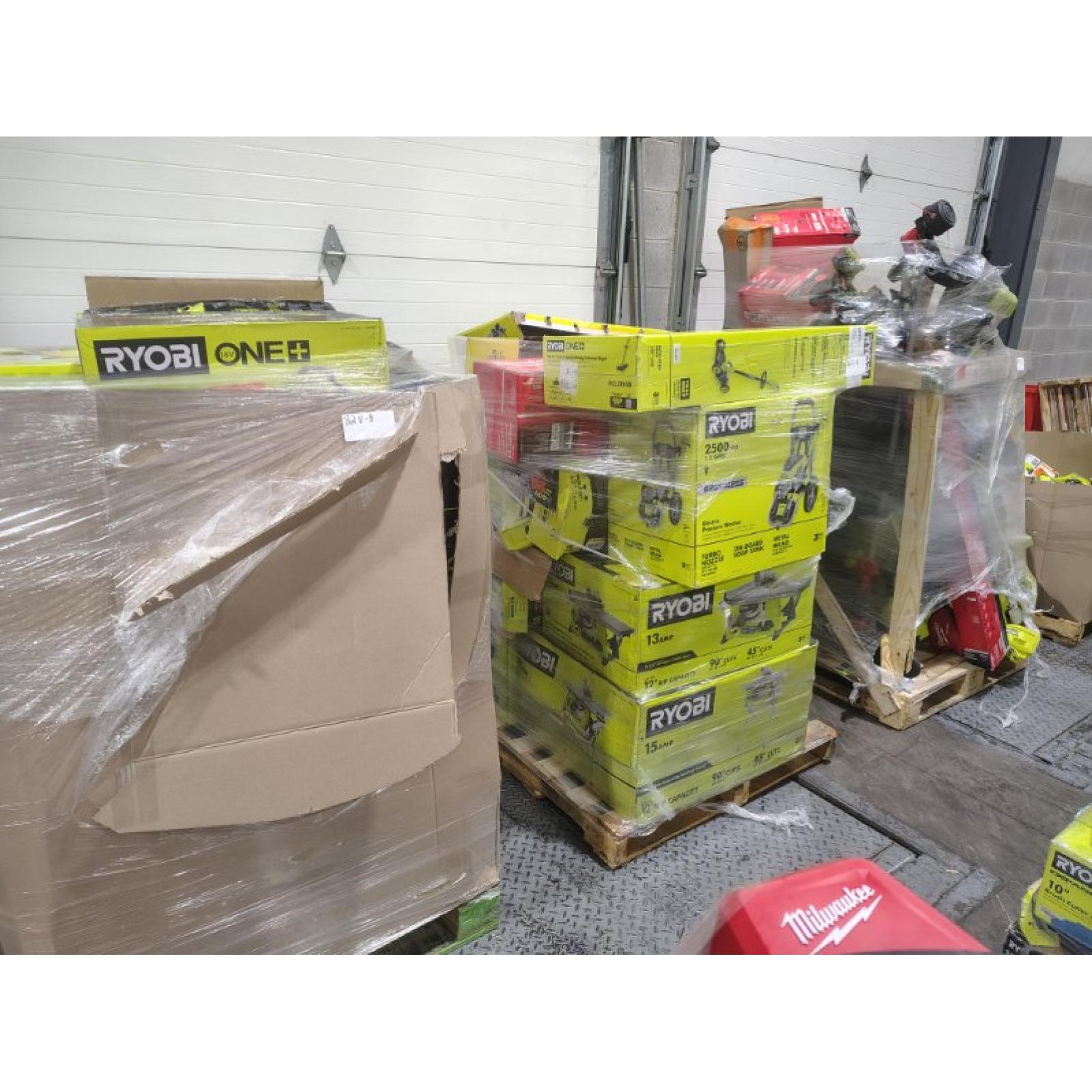 Pittston Location As-Is Power Tools Partial Truckload (10 Pallets) 8211-B
