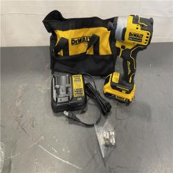 AS-IS - DeWALT ATOMIC 20V Max Lithium-Ion Brushless Cordless Compact 1/4 in. Impact Driver Kit
