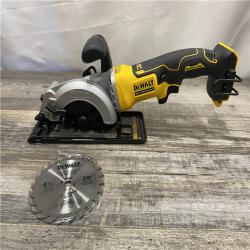 AS-IS DEWALT ATOMIC 20V MAX Cordless Brushless 4-1/2 in. Circular Saw (Tool Only)