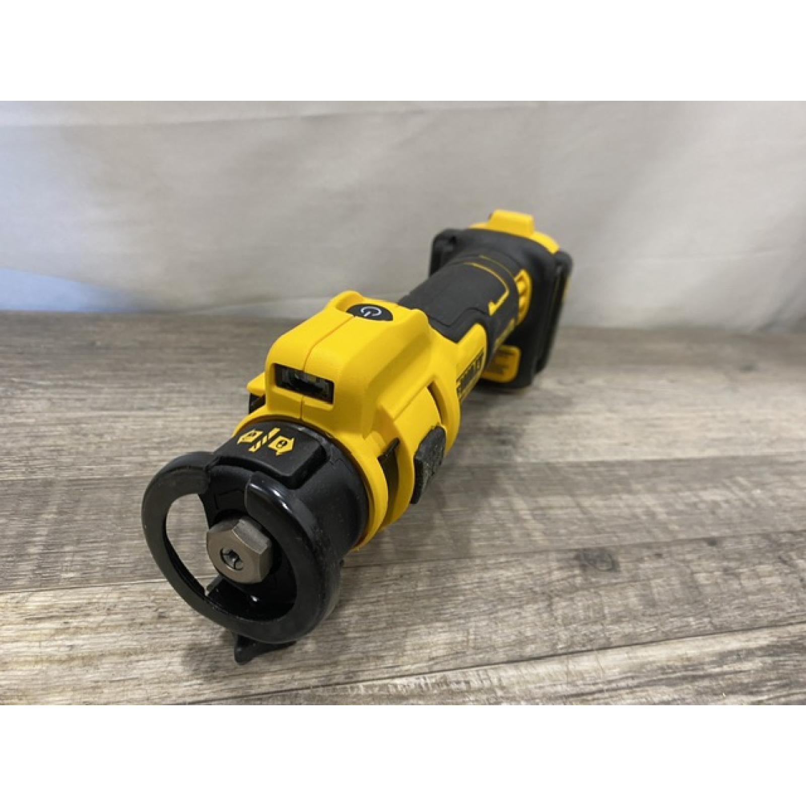 AS-IS DEWALT XR 20V Lithium-Ion Cordless Rotary Drywall Cut-Out Tool (Tool Only)
