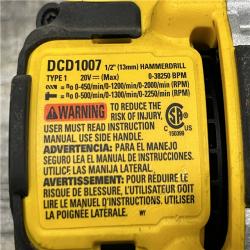 AS-IS DEWALT 20V MAX Brushless Cordless 1/2 3-Speed Hammer Drill (Tool-Only)