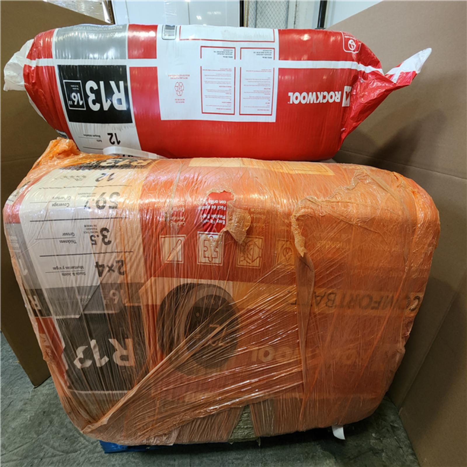 Phoenix AS-IS ROCKWOOL ComfortBatt 3-1/2 in. x 15.25 in. x 47 in. R-13 Stone Wool Insulation Pallet of 4