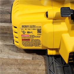 HOUSTON LOCATION - AS-IS (APPEARS LIKE NEW) DEWALT FLEXVOLT 60V MAX Cordless Brushless 7-1/4 in. Wormdrive Style Circular Saw (Tool Only)