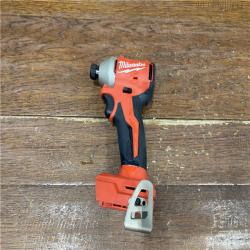 AS-IS Milwaukee M18 Compact Brushless 1/4  Hex Impact Driver Kit