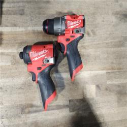 HOUSTON LOCATION - AS-IS (APPEARS LIKE NEW) Milwaukee 3497-22 12V Brushless Hammer Drill and Impact Driver Combo Kit