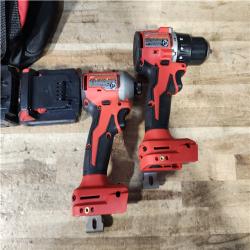 HOUSTON LOCATION - AS - IS Milwaukee 18-Volt Lithium-Ion Brushless Cordless Compact Hammer Drill/Impact Combo Kit