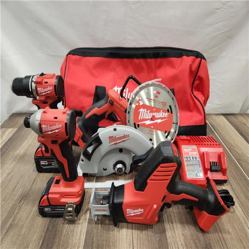 AS-IS- Milwaukee M18 4-Tool Combo Kit