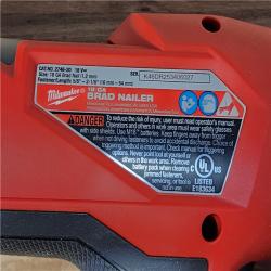 HOUSTON LOCATION - AS-IS Milwaukee FUEL 18-Volt Lithium-Ion Brushless Cordless Gen II 18-Gauge Brad Nailer (Tool-Only)