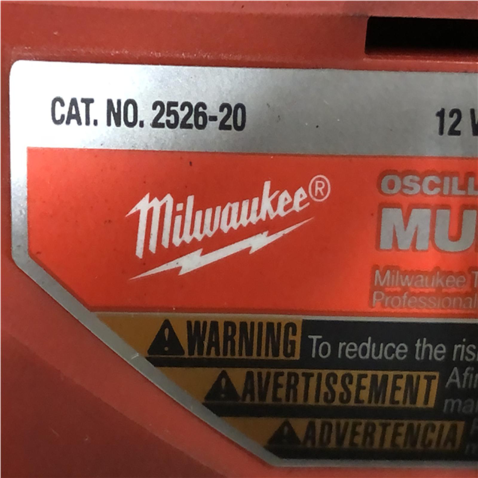AS-IS Milwaukee FUEL 12V Lithium-Ion Cordless Oscillating Multi-Tool (Tool-Only)