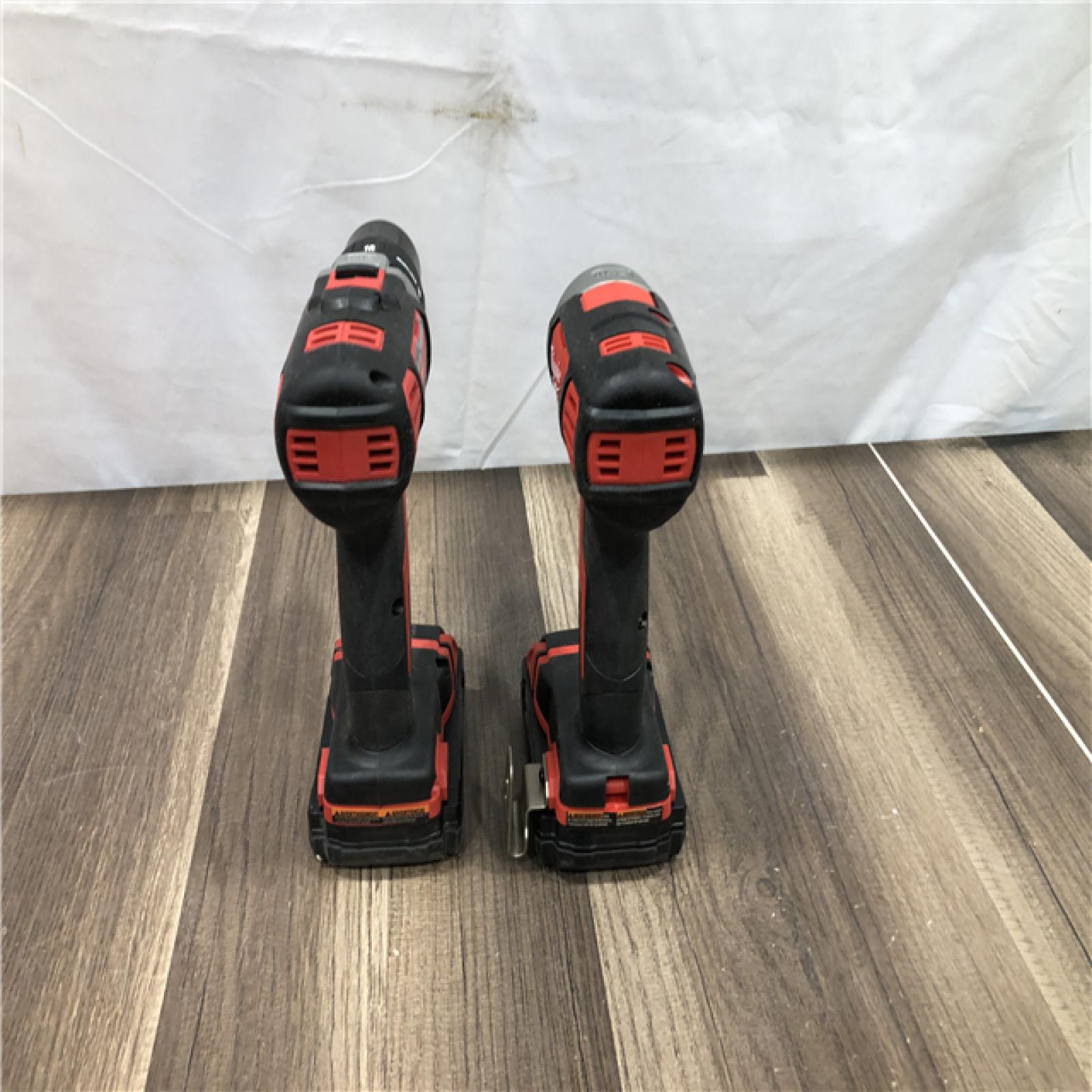 AS-IS Milwaukee 18V Lithium-Ion Cordless Drill Driver/Impact Driver Combo Kit