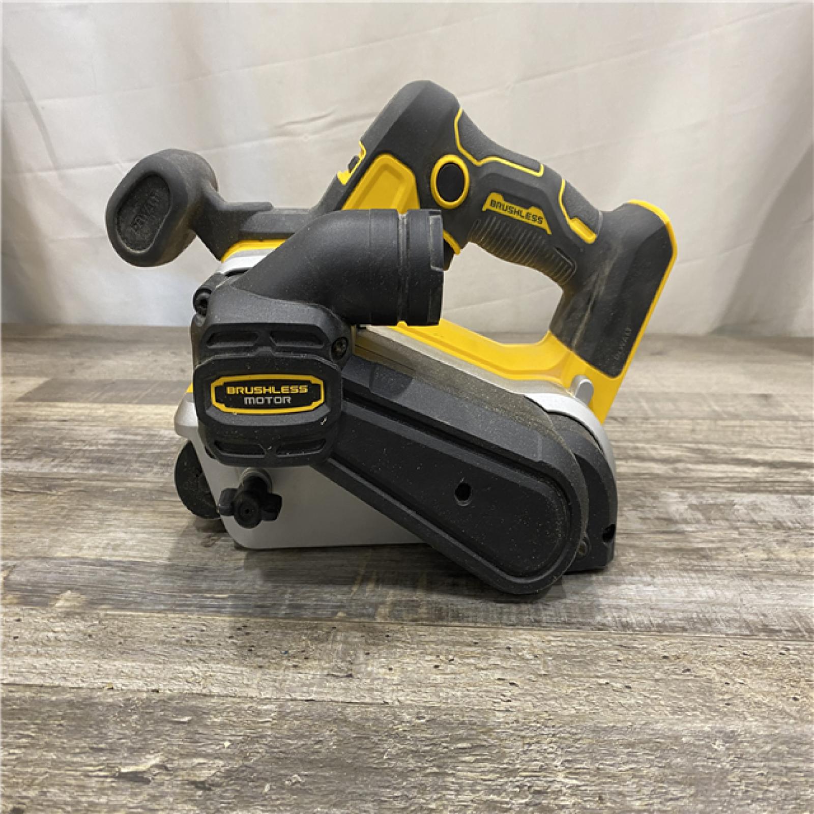 AS-IS DEWALT 20V MAX* XR Brushless Cordless Belt Sander (Tool-Only)