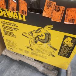 As-Is- DeWALT  12in Double Bevel Sliding Compound Miter Saw