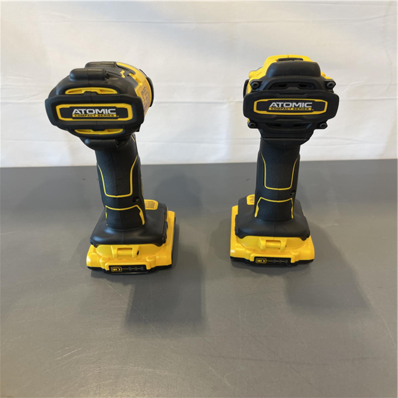 AS-IS - DeWalt 20V MAX ATOMIC Cordless Brushless 3 Tool Combo Kit