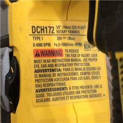 AS-IS DEWALT ATOMIC 20V MAX Cordless Brushless Ultra-Compact 5/8 in. SDS Plus Hammer Drill (Tool Only)