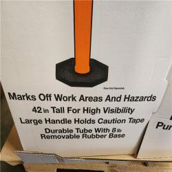 Phoenix NEW Three D Traffic Works 42 in. Orange Portable Delineator With Base (3-Sets)