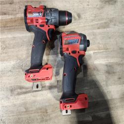 HOUSTON LOCATION - AS-IS Milwaukee FUEL 18V Lithium-Ion Brushless Cordless Hammer Drill and Impact Driver Combo Kit