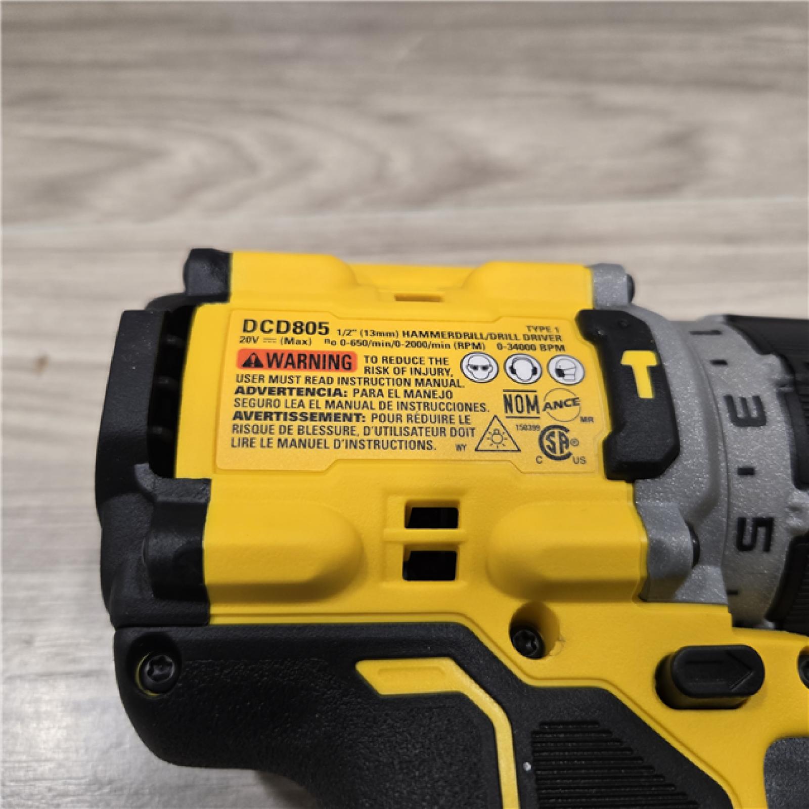 AS-IS DEWALT 20V Compact Cordless 1/2 in. Hammer Drill (Tool-Only)