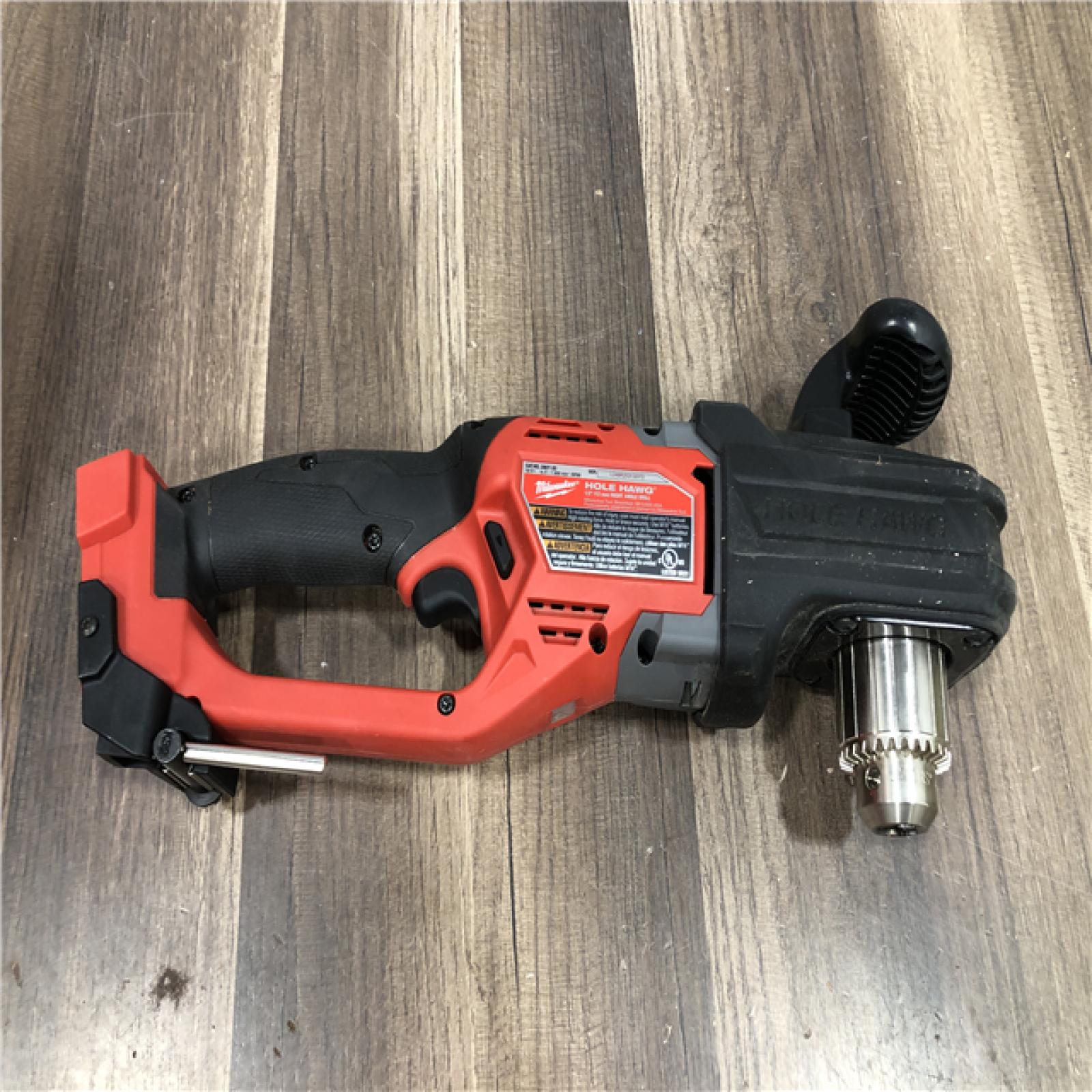 AS-IS Milwaukee FUEL GEN II 18V Lithium-Ion Brushless Cordless 1/2 in. Hole Hawg Right Angle Drill (Tool-Only)