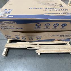 California AS-IS SUNCAST TREMONT Storage Shed (Box 1 & 2) Damaged Boxes