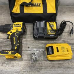 AS-IS DEWALT ATOMIC 20V Cordless 1/2 in. Compact Hammer Drill Kit