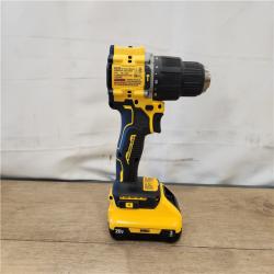 AS-IS- DEWALT ATOMIC 20V Cordless 1/2 in. Compact Hammer Drill Kit
