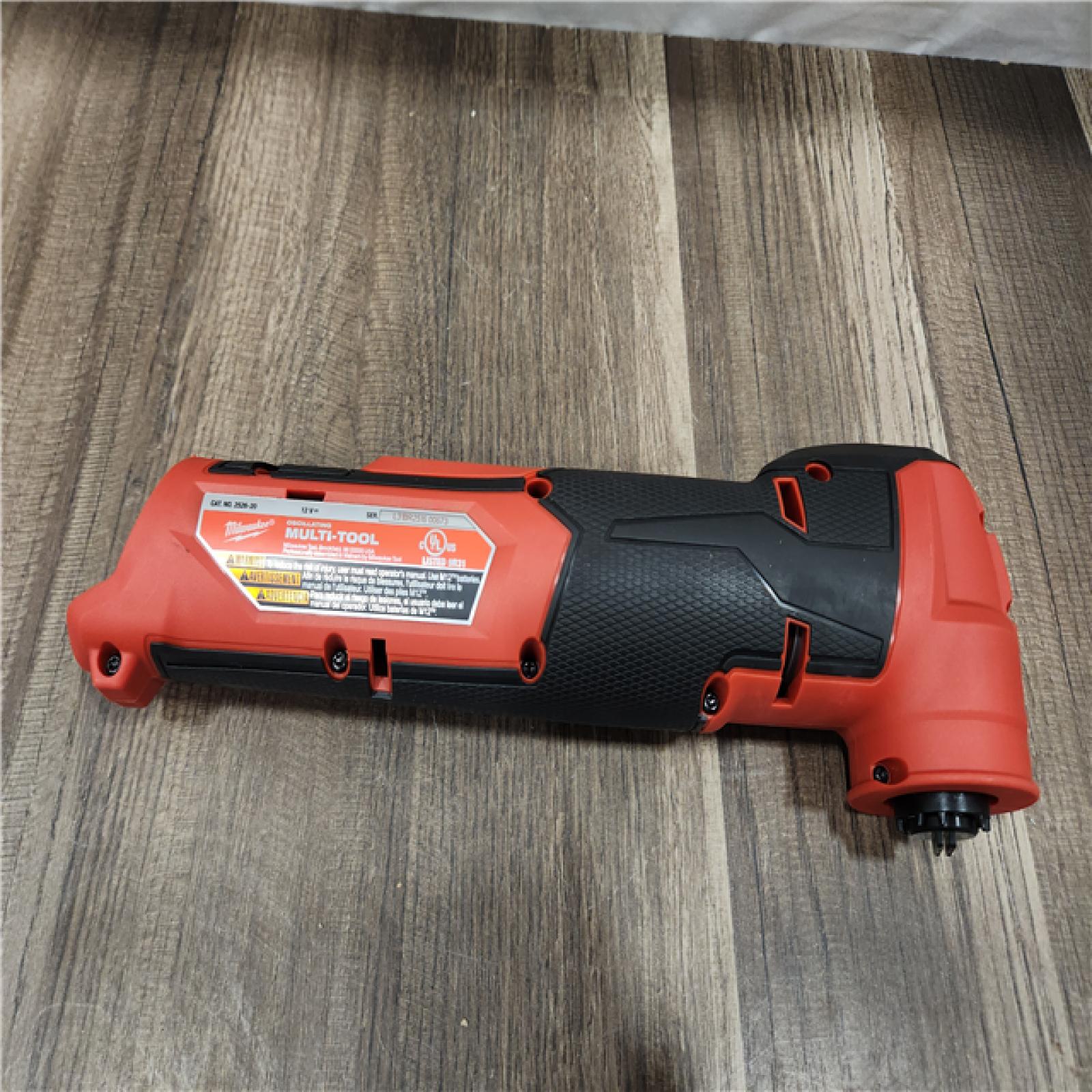 AS-IS- Milwaukee M12 FUEL 12-Volt Lithium-Ion Cordless Oscillating Multi-Tool (Tool-Only)