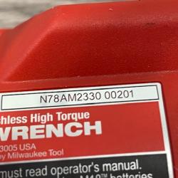AS-IS Milwaukee 18-Volt Lithium-Ion Brushless 1/2 in. High Torque Impact Wrench with Friction Ring (Tool-Only)