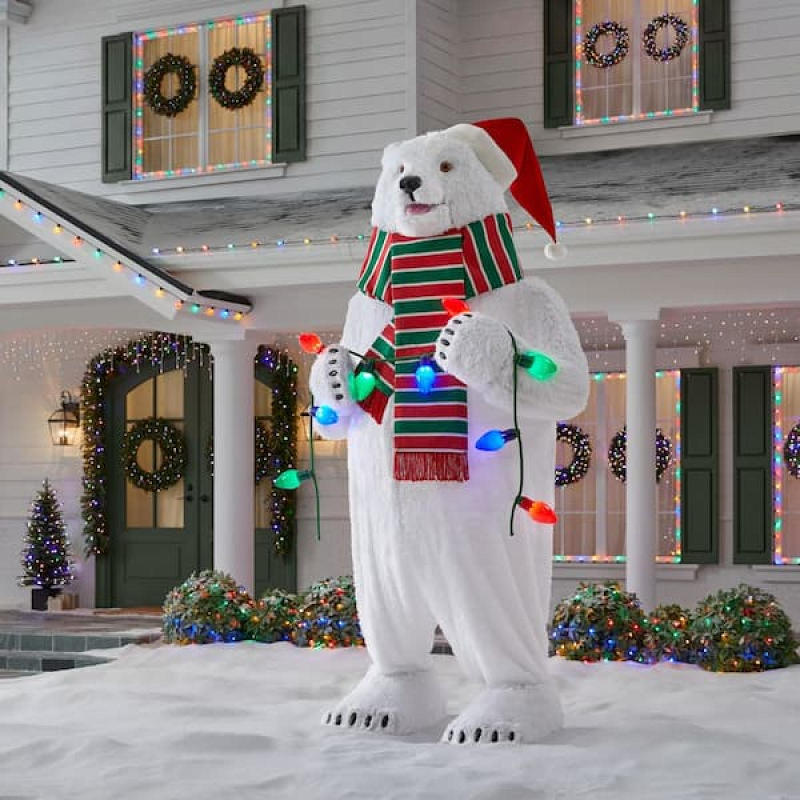 Phoenix SEALED Home Accents Holiday 10 FT GIANT POLAR BEAR