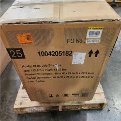 Phoenix NEW Husky Tool Storage 48 in. W Black Steel Job Site Toolbox (SEALED)