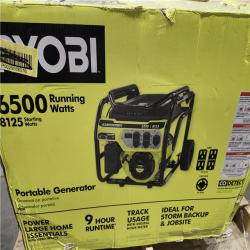 Dallas Location - As-Is RYOBI 8125-Watt Gasoline Powered Portable Generator
