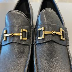 Steve Madden Frederick Black Leather Shoes SZ 8