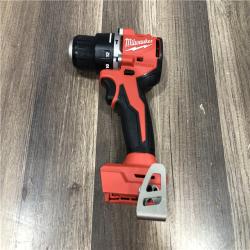 AS-IS Milwaukee 18V Lithium-Ion Brushless Cordless 1/2 in. Compact Hammer Drill/Driver (Tool-Only)