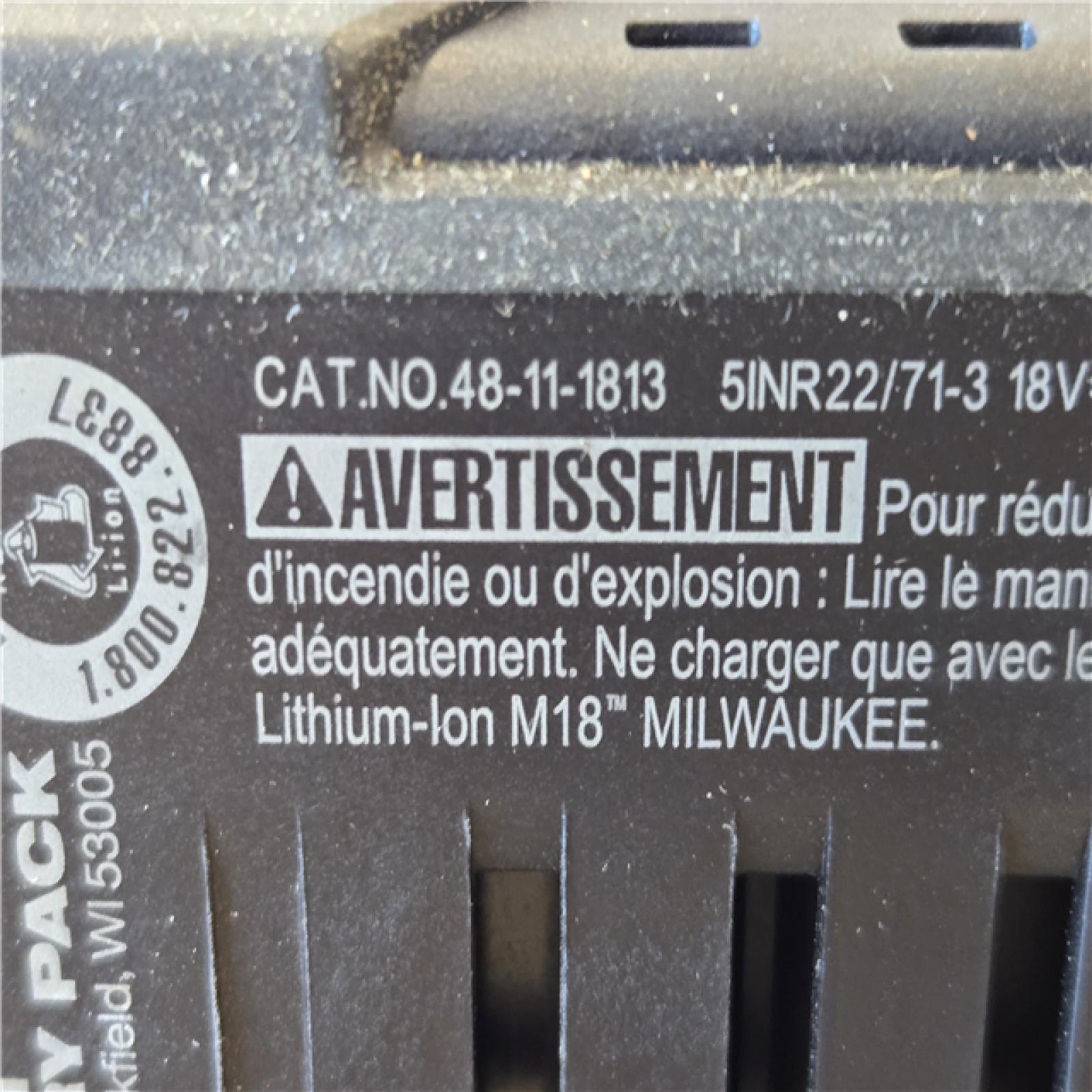 AS-IS Milwaukee 18V Lithium-Ion REDLITHIUM FORGE HD 12.0 Ah Battery Pack