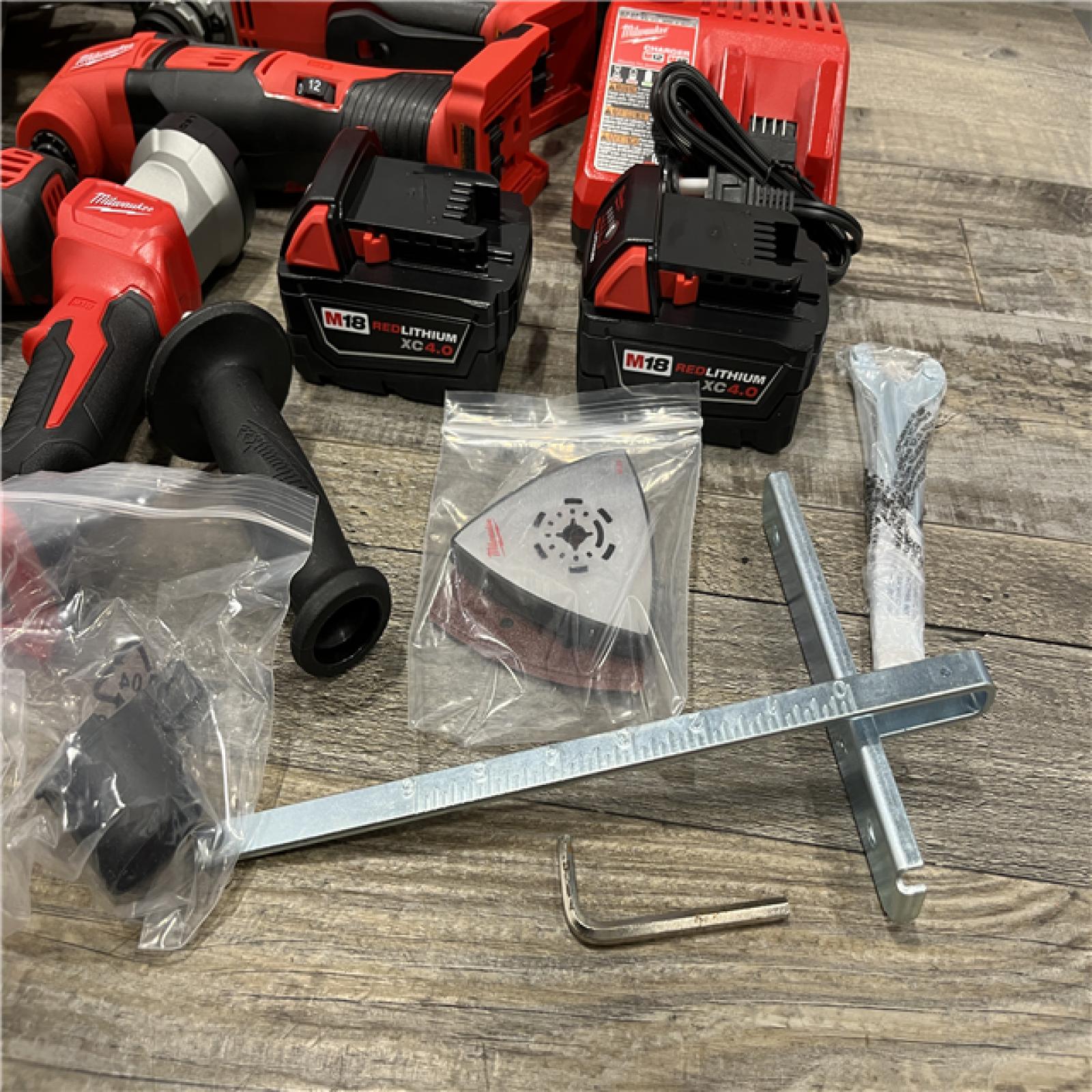 AS-IS Milwaukee 18-Volt Lithium-Ion Cordless (6-Tool) Combo Kit