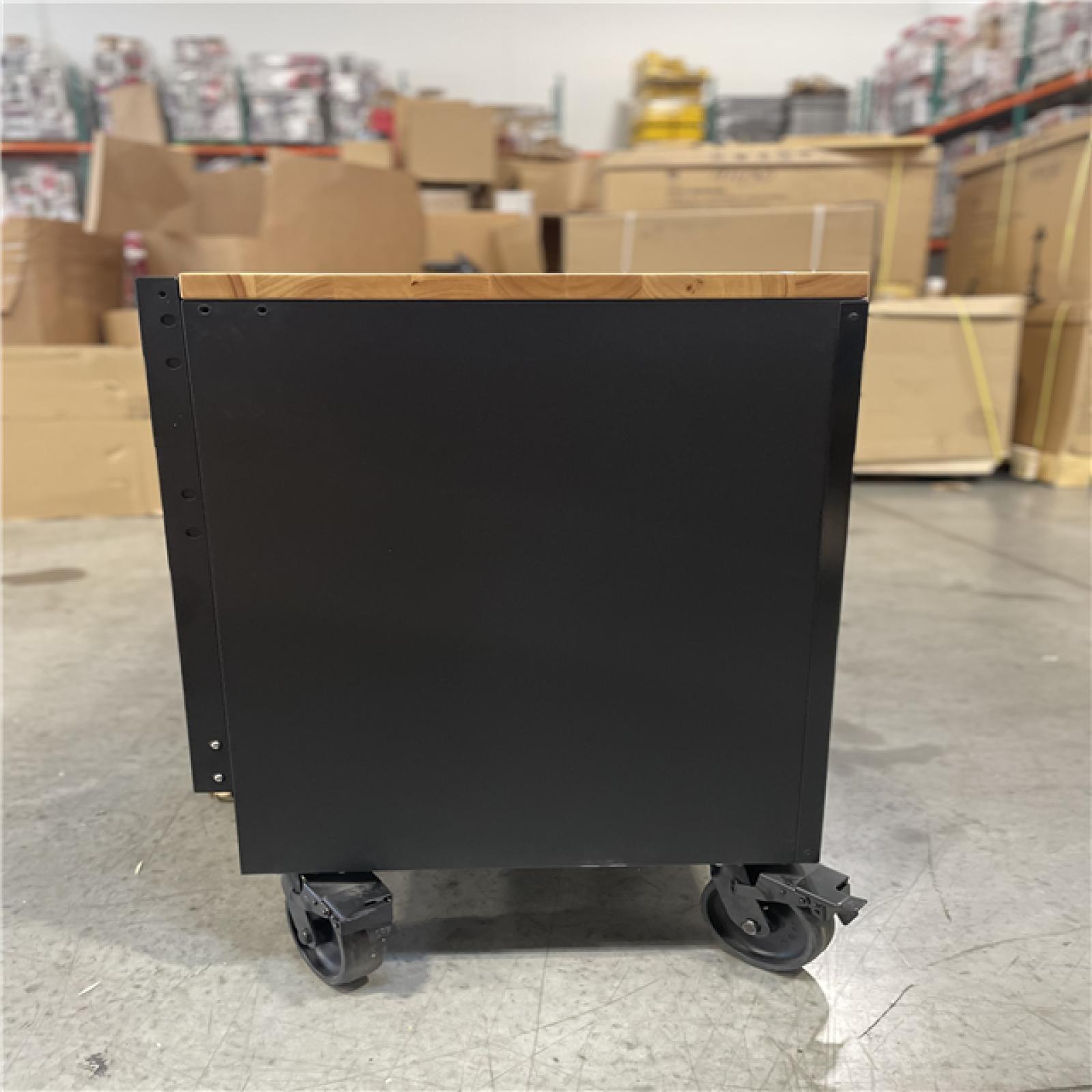 DALLAS LOCATION- AS-IS HUSKY 61 in. W x 26 in. D Heavy Duty 10-Drawer 1-Door Mobile Workbench