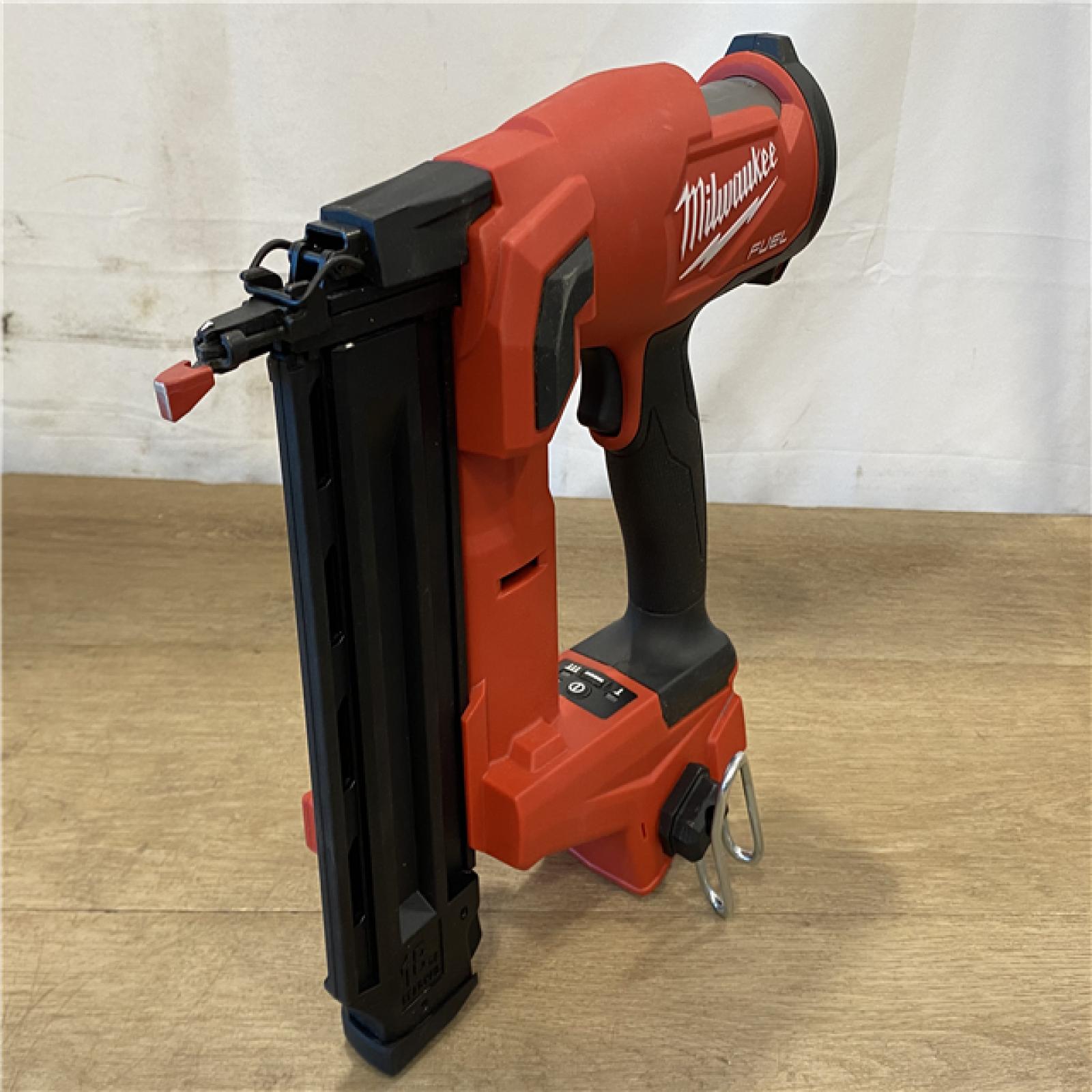 AS-IS Milwaukee FUEL 18-Volt Lithium-Ion Brushless Cordless Gen II 18-Gauge Brad Nailer (Tool-Only)