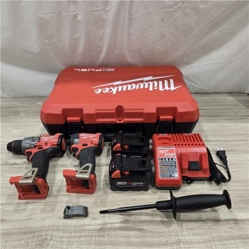 AS-IS MILWAUKEE FUEL 18V Lithium-Ion Cordless Hammer Drill and Impact Driver Combo Kit