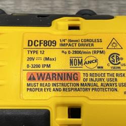 AS-IS DEWALT Atomic 20V Max Lithium-Ion Brushless Cordless Compact 1/4 in. Impact Driver Kit