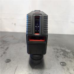 AS-IS- Milwaukee Green 100 ft. Cross Line and Plumb Points Rechargeable Laser Level Kit