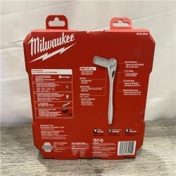 AS-IS Milwaukee 1/4  Drive Metric and Sae Ratchet/socket 25Pc Set with Four Flat Sides