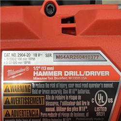 AS-IS  Milwaukee FUEL 18V Lithium-Ion Brushless Cordless Hammer Drill and Impact Driver Combo Kit