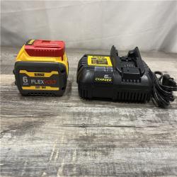 AS-IS DEWALT FLEXVOLT 20V/60V MAX Lithium-Ion 6.0Ah Battery Pack with Charger